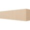 Ekena Millwork 6in. W x 8in. H x 32in. L Block Woodgrain TimberThane Rafter Tail, Primed Tan RFTUR06X08X32BLKRCPR - alternate 1